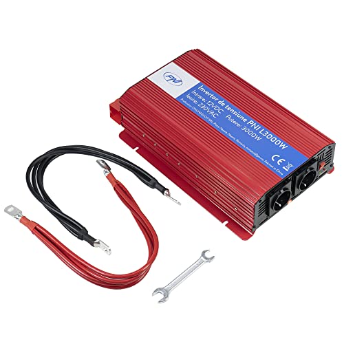 Inverter di tensione Alimentazione PNI L3000W Uscita 12V 230V : Amazon.it: Elettronica