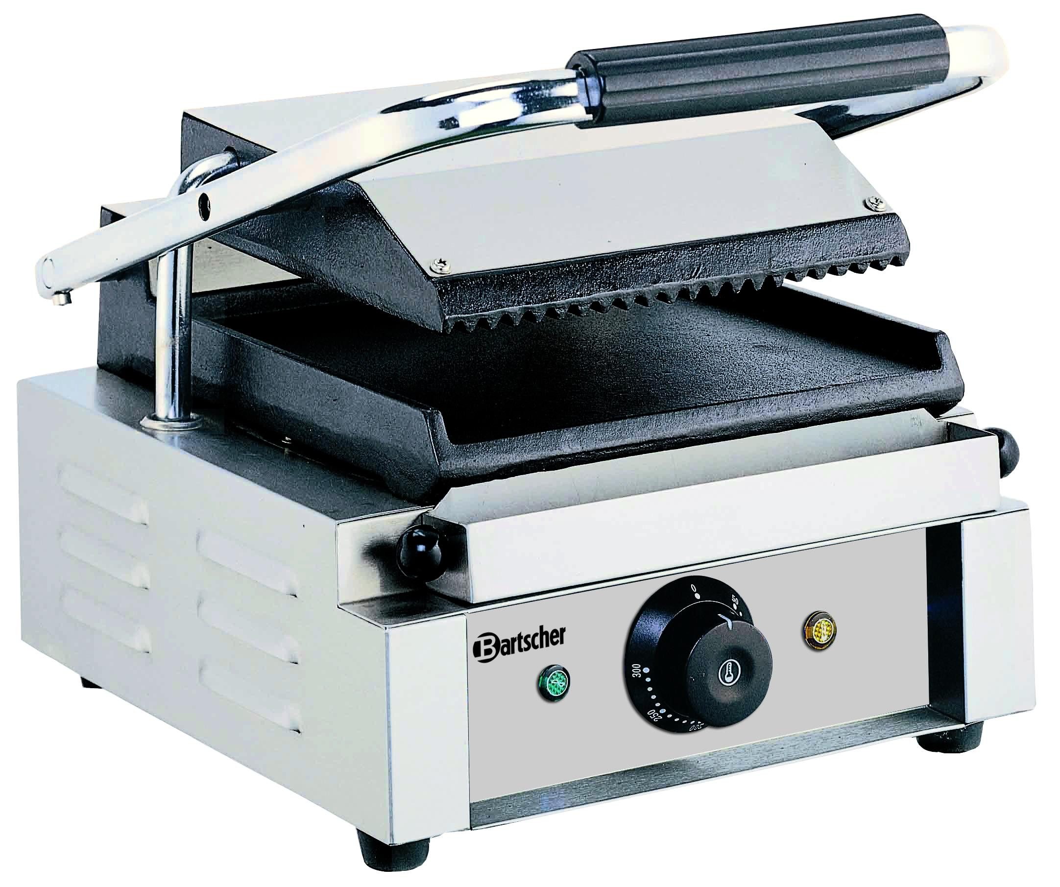 Kontaktgrill Kontaktgrill 1800 1GR, Grillfläche oben gerillt, unten glatt, A150668