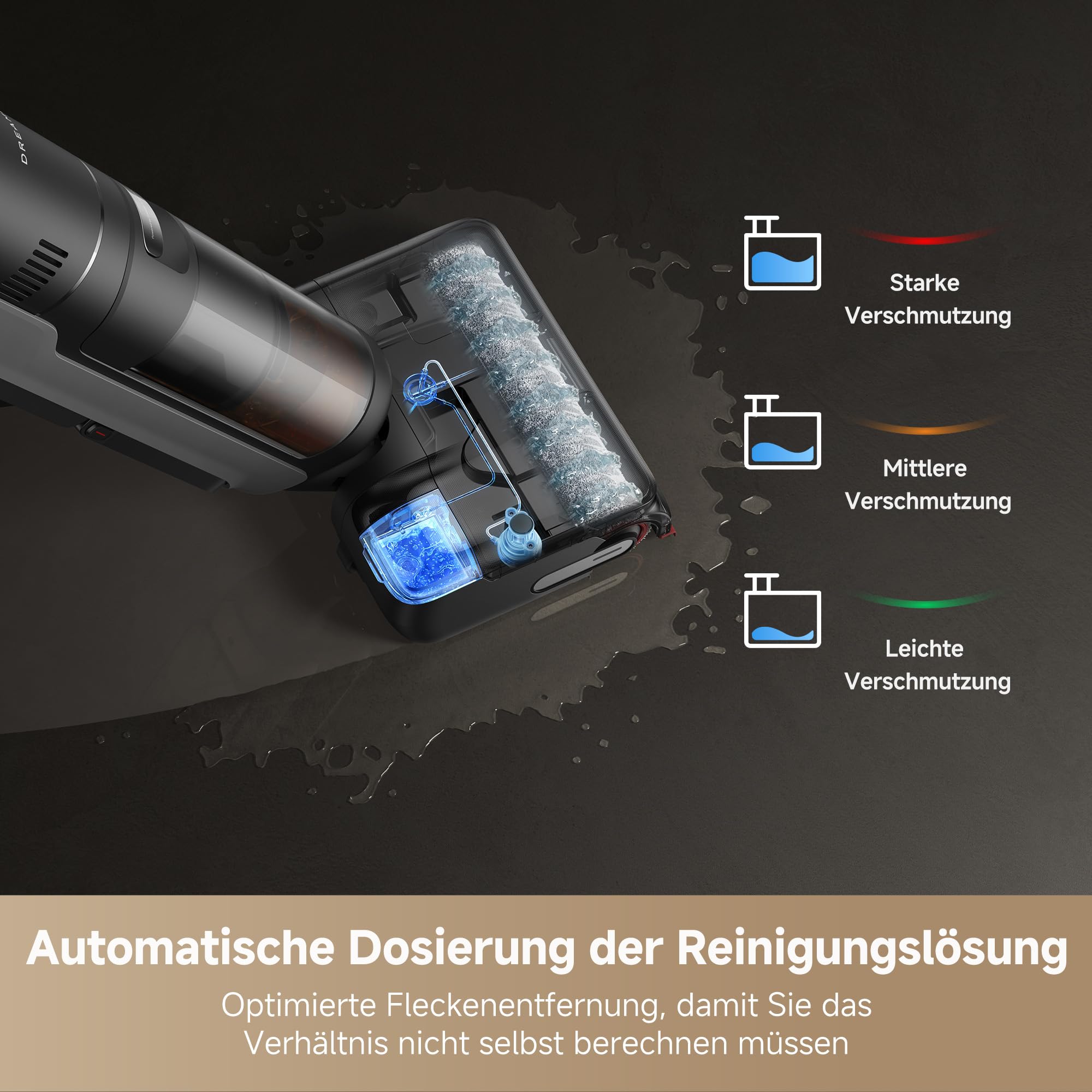 Nass- und Trockensauger H15 Mix 7-in-1 mit KI-Roboterarm und 23.000 Pa Saugkraft, 100 °C Bürstenreinigung und 5 Min. 90 °C Trocknung