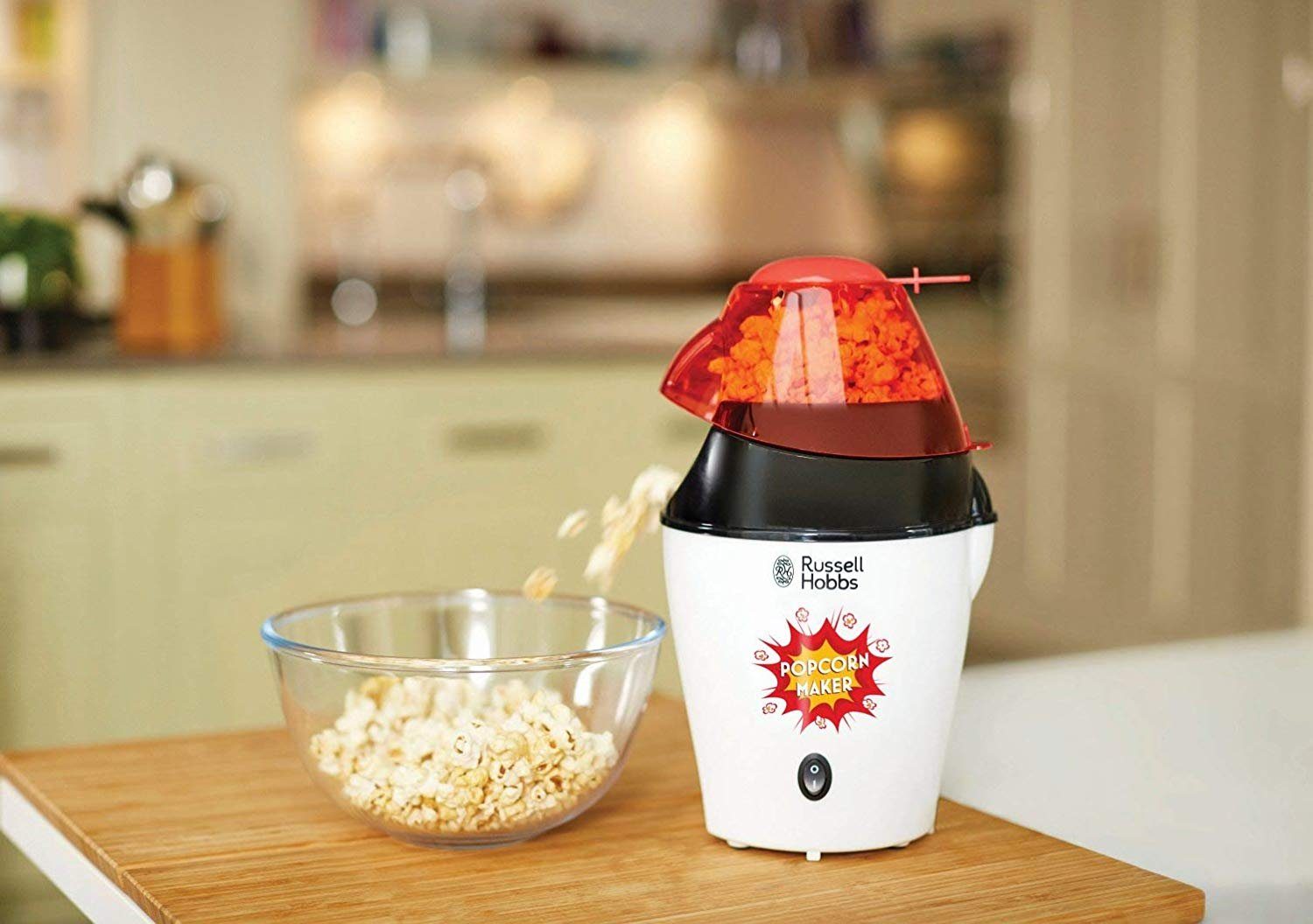 Popcornmaschine Fiesta 24630-56 Automat Heissluft ohne Fett 1200W