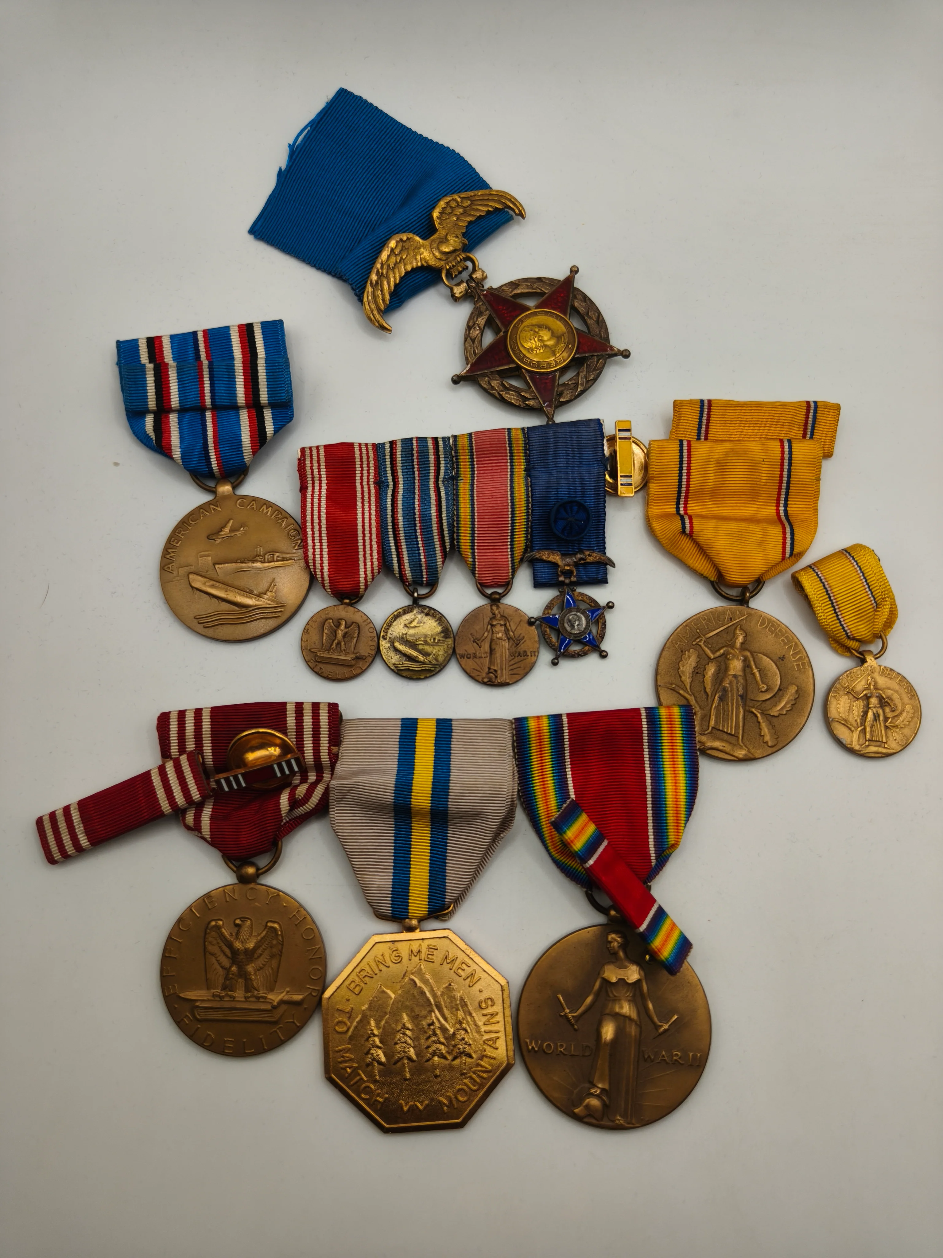 Lote medallas veterano IIWW. USA