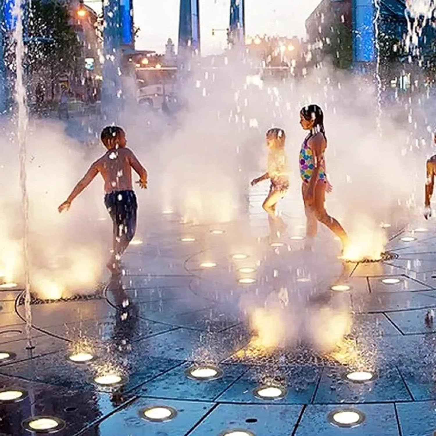 LED-Poolleuchte, Einbaustrahler, für unter der Erde, wasserdichte Landschaftsbeleuchtung für Garten, Brunnen, Teich, Hof, weißes Licht (36 W (12 V))