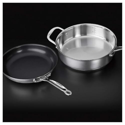 Cuisinart 14 Piece Cookware Set, Chef's Classic Stainless Steel Collection, 77 14N: Home & Kitchen