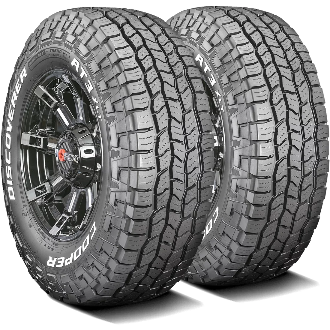 Cooper Discoverer AT3 XLT All Terrain Tires 285/75R16 10 Ply E &ndash; Fits Light Trucks & Hummer H3 Models