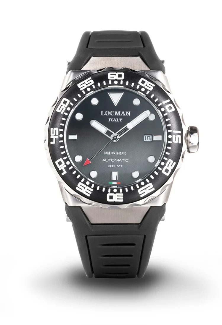 Orologio Locman Mare nero degrad�� cinturino silicone 0559A25A-00KANKSK2