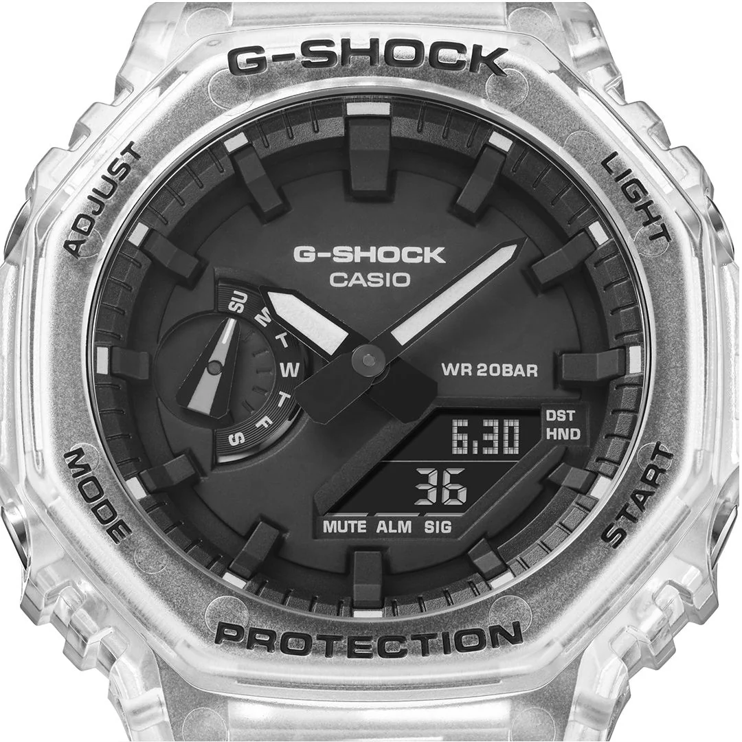 Orologio G-Shock GA-2100SKE-7AER Skeleton trasparente
