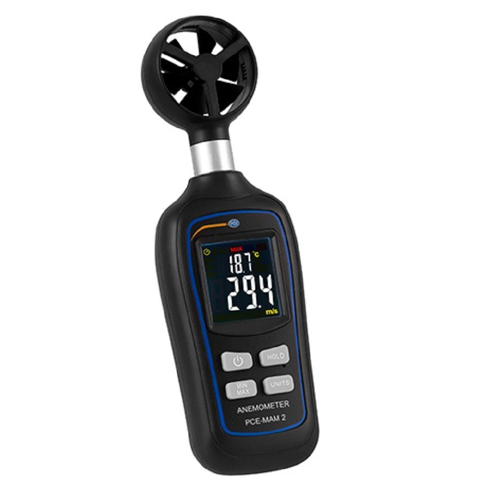 Wetterstation Mini-Anemometer PCE-MAM 2, Taschenformat mit verschiedenen Einheiten