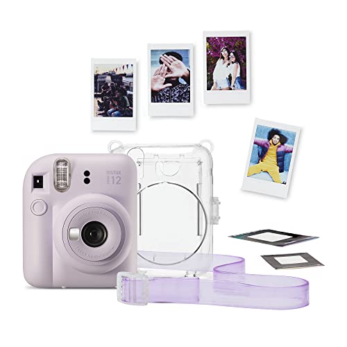 Confezione di fotocamere istantanee instax mini 12 in edizione limitata, lilla e viola : Elettronica