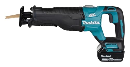 SEGA recipro a batteria 18 V/50 AH/con 1 batteria e caricatore in valigetta, djr187rt, blu, DJR187RT 0 wattsW, 18 voltsV : Amazon.it: Fai da te