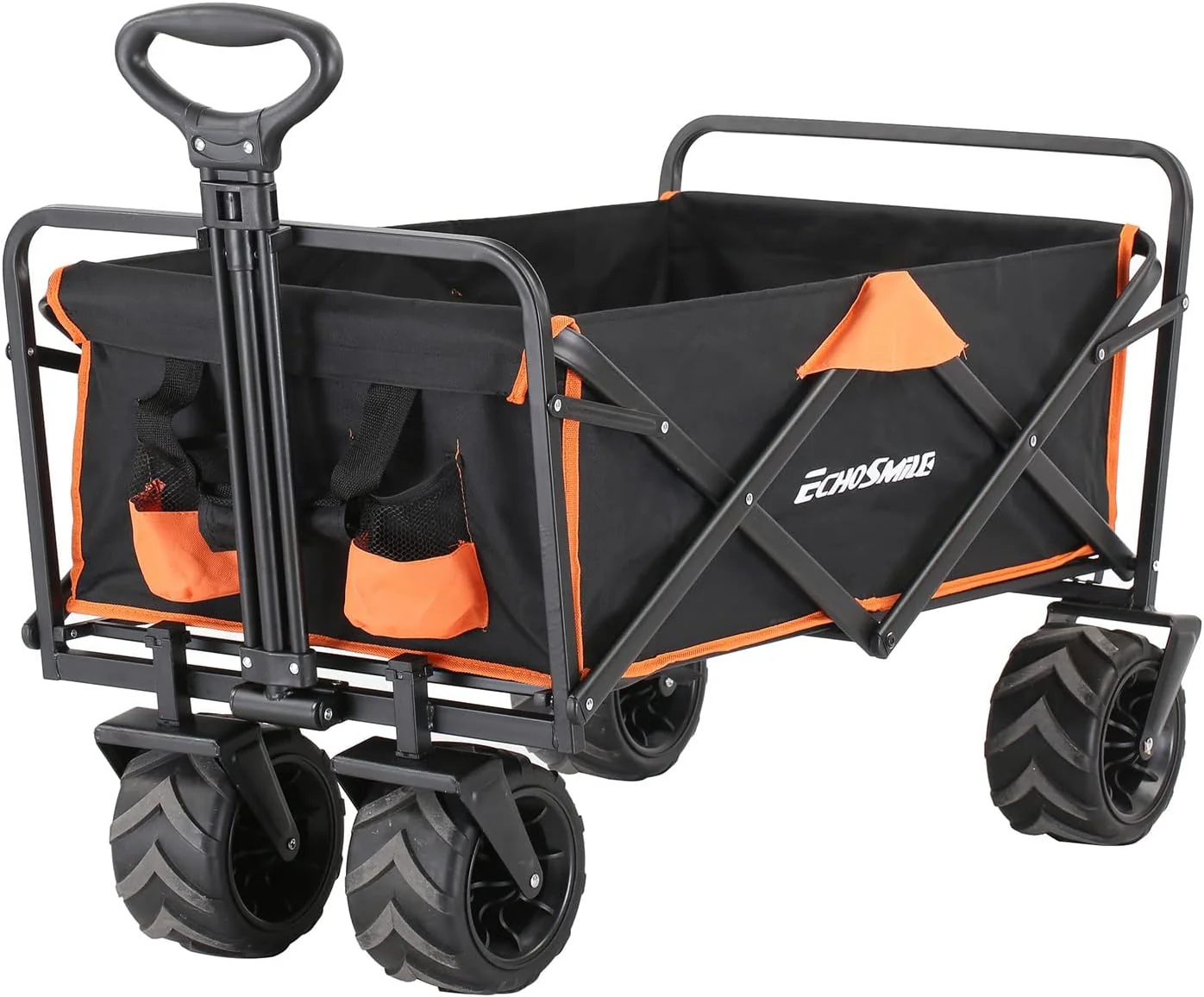 Heavy Duty 350 Lbs Capacity Collapsible Wagon Outdoor Folding Camping Wagons