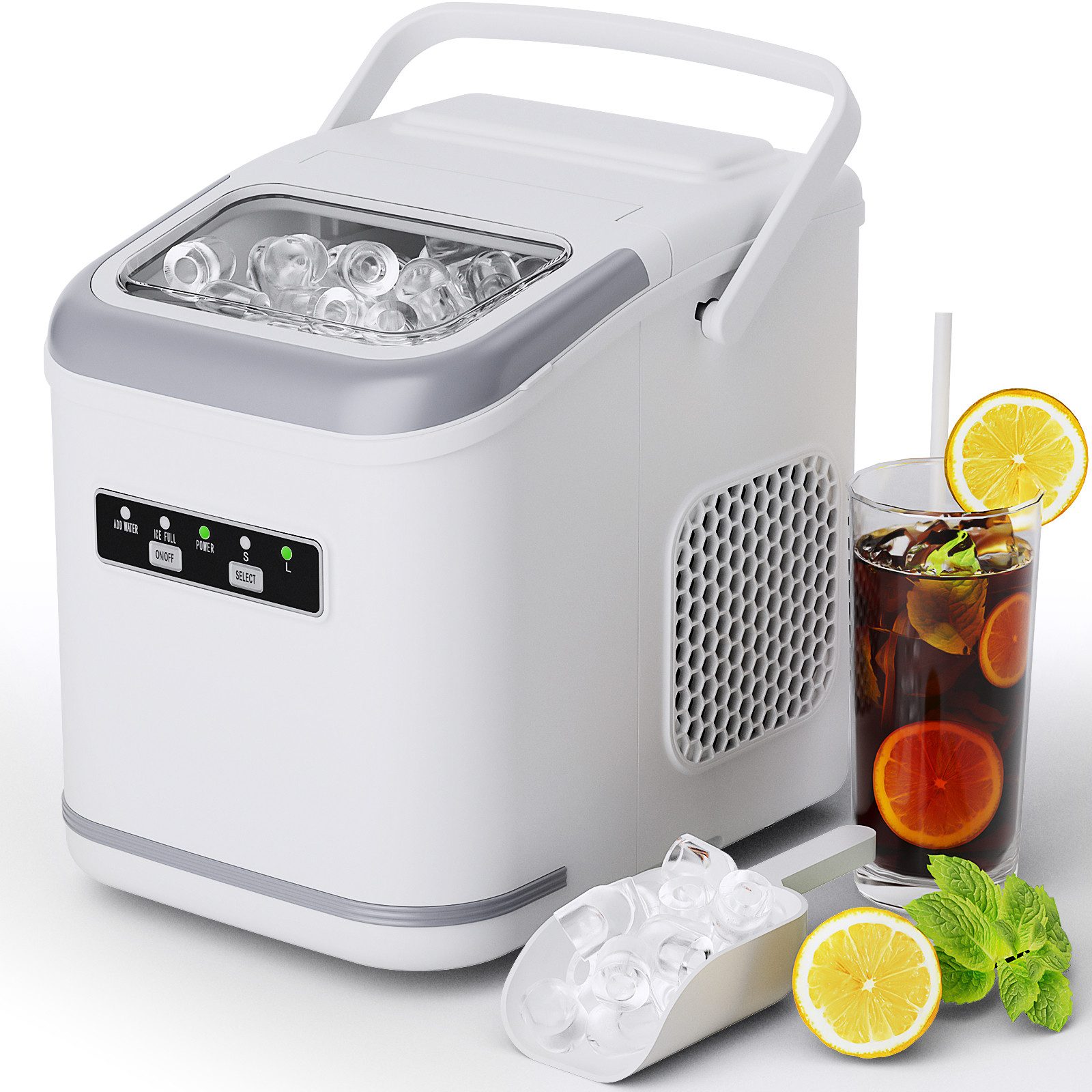 Eiswürfelmaschine Eiswürfelbereiter,9 Eiswürfel in 6 Minuten