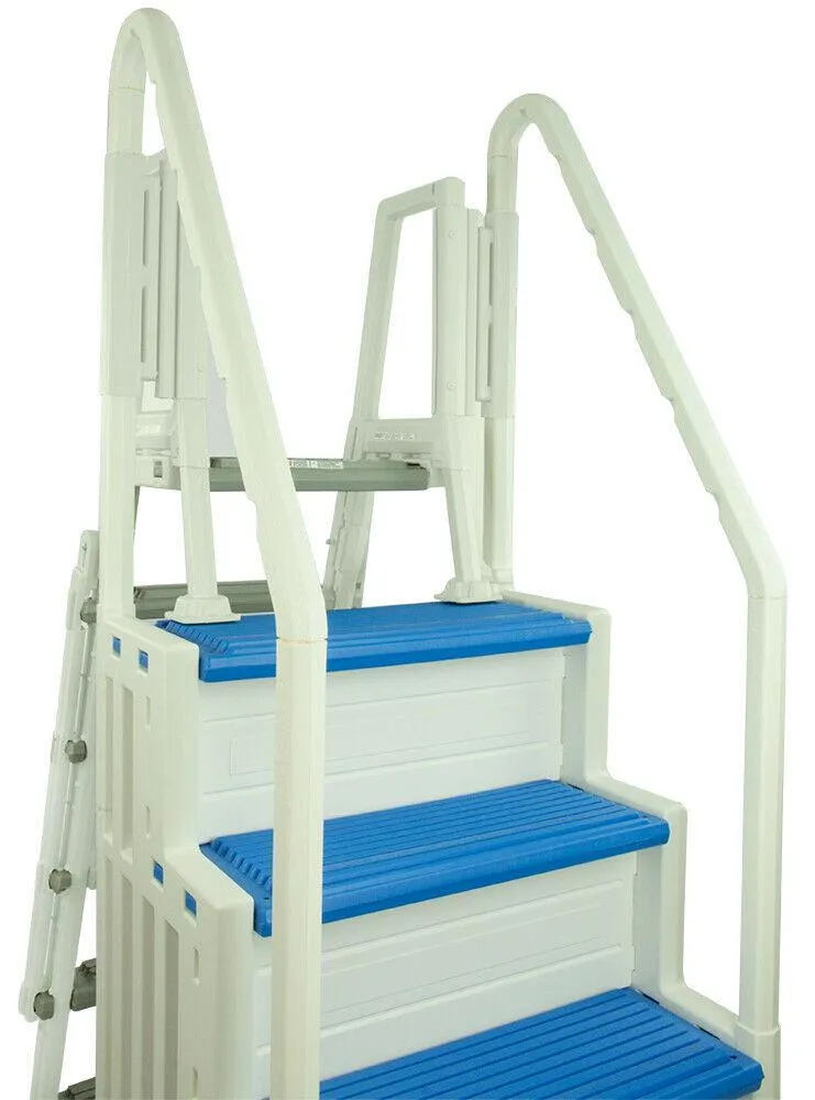Confer Step 1 & In Pool Ladder Above Ground Swimming Pool System &ndash; Choose Color