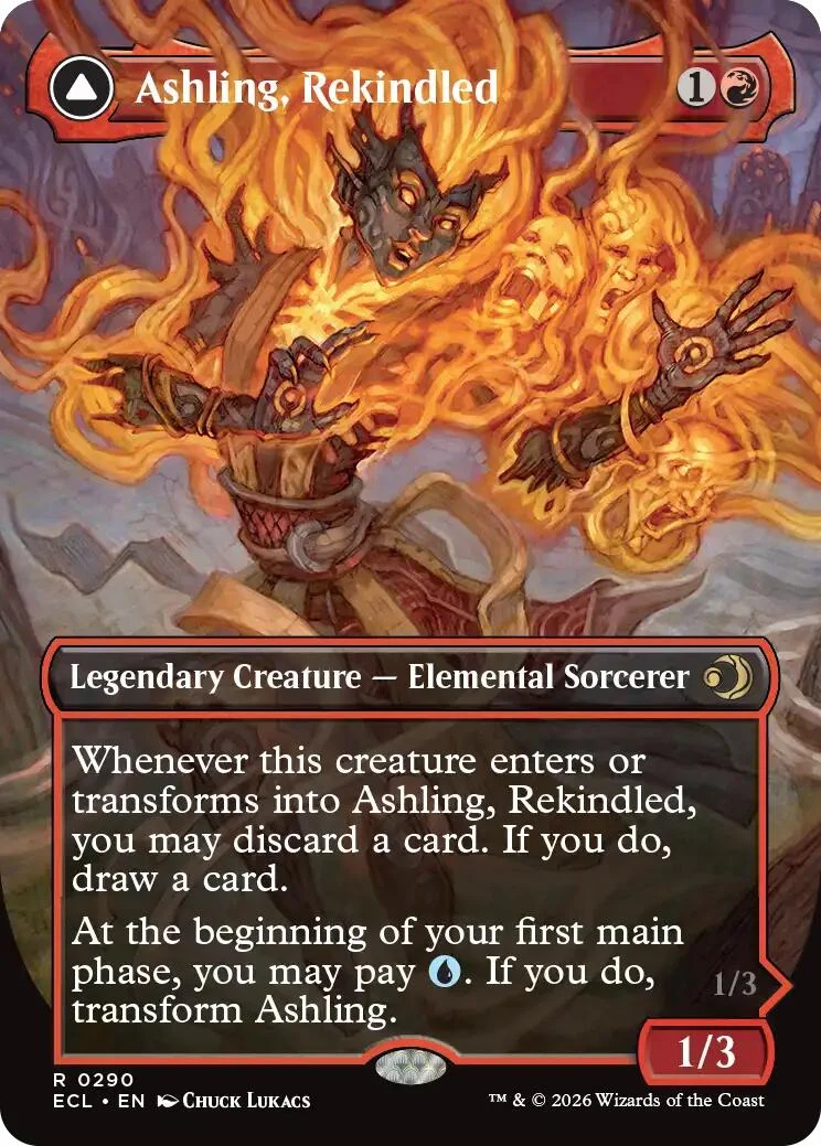Ashling, Rekindled (Borderless) (290) (Lorwyn Eclipsed)