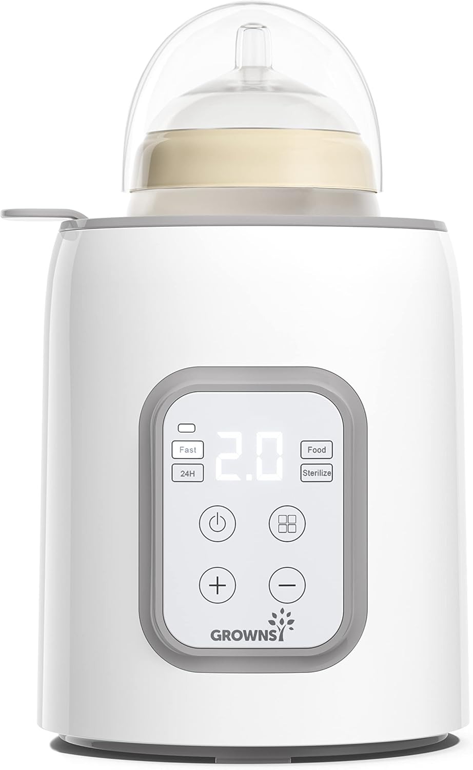 Scaldabiberon, Sterilizzatore Biberon 8 in 1 lcd Controllo Accurato Della Temperatura Per Latte Materno,Riscaldatore Di Alimenti Per Bambini Veloce e Scongelamento Scalda Senza Bpa Con Display