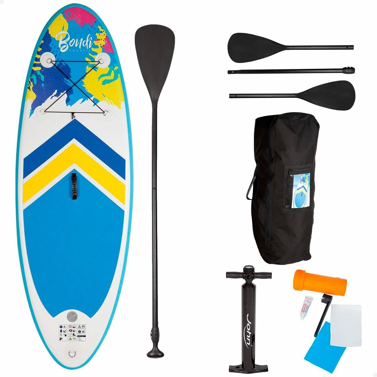 John 52500 Bambini Teens Stand Up Paddling Board Bondi Aquatic gonfiabile con 2in1 paddle bag e pompa ad aria