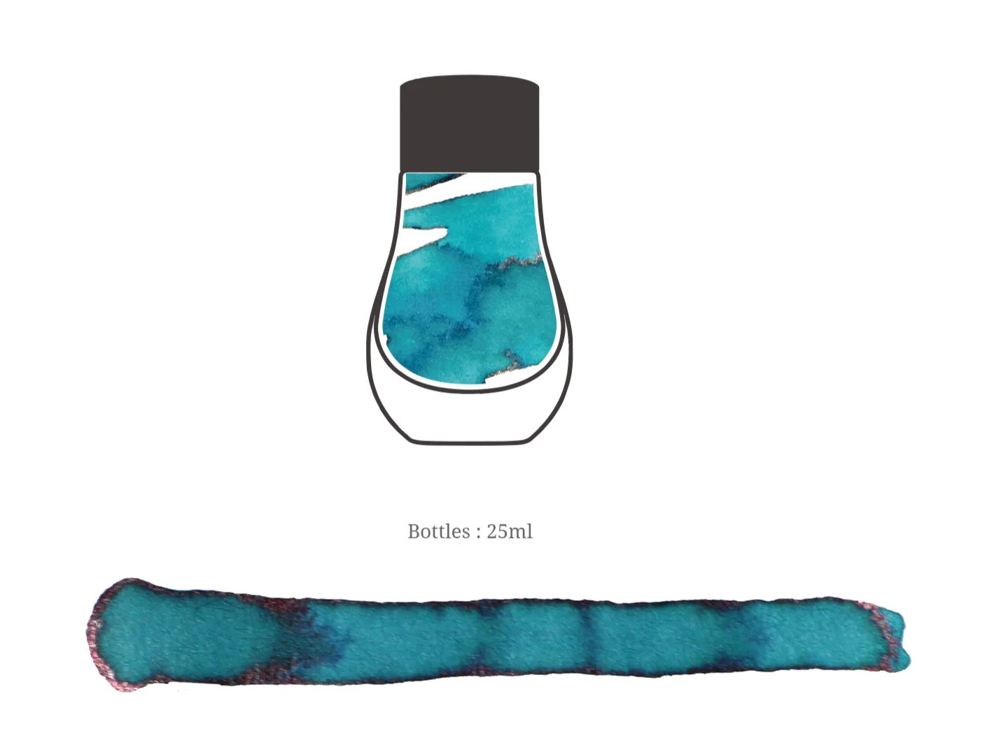 Dominant Industry Lake - Standard Ink Bottle