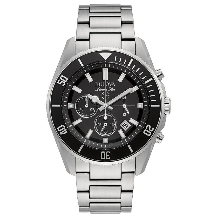 Orologio Bulova 98B353 Marine Star crono nero