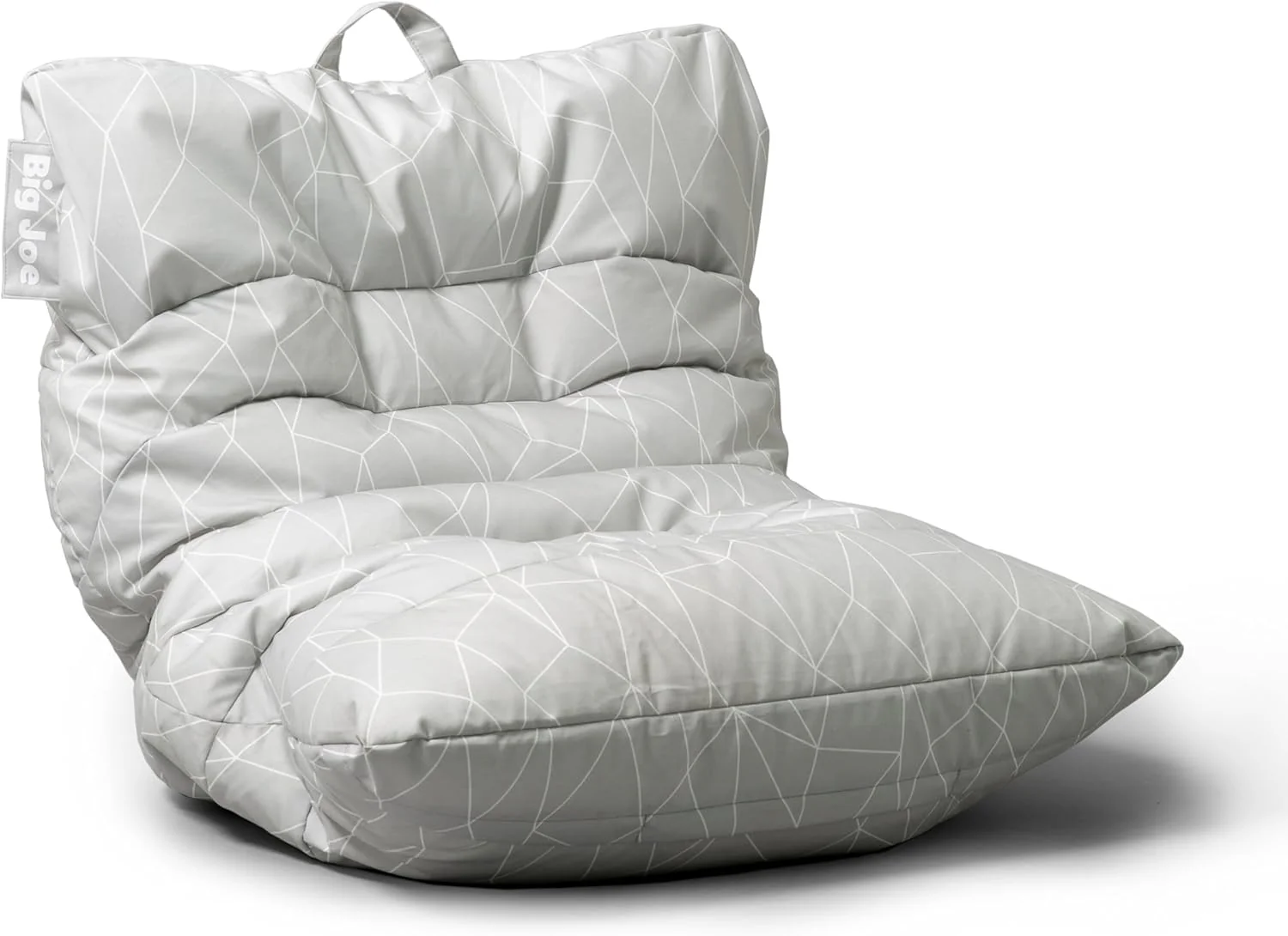 Roma Bean Bag Chair Rustic Tan Vintage Suede 3 feet