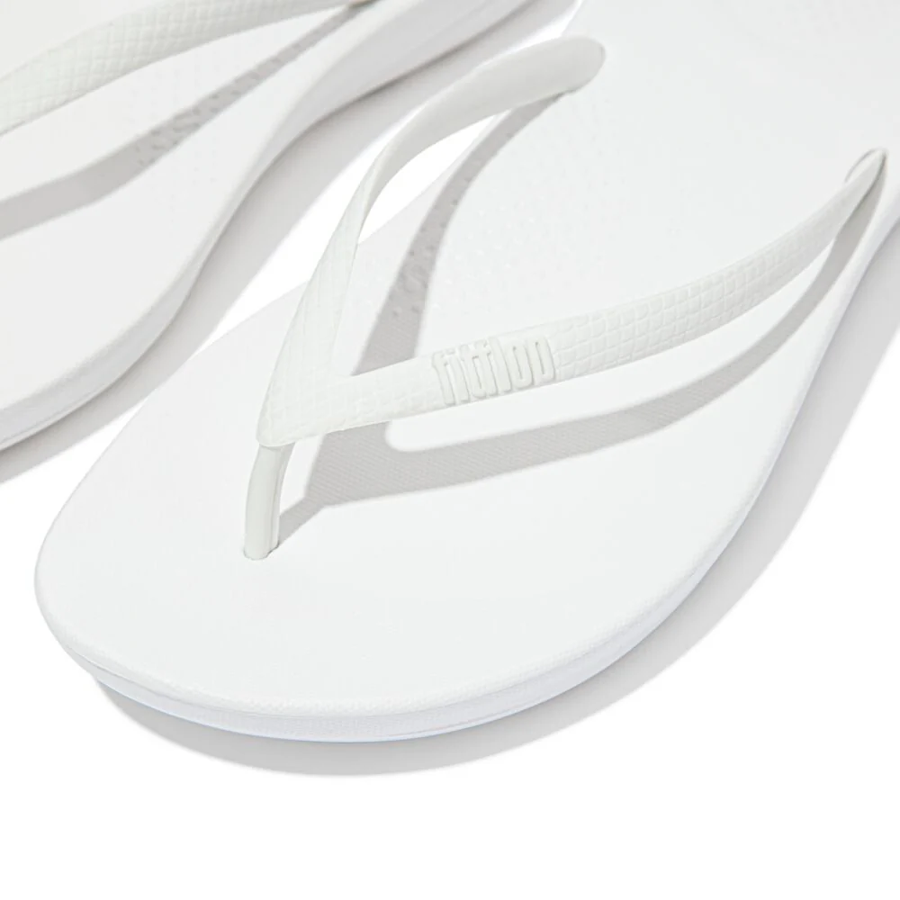 FitFlop iQushion Ergonomic Damen Urban White Zehensteg