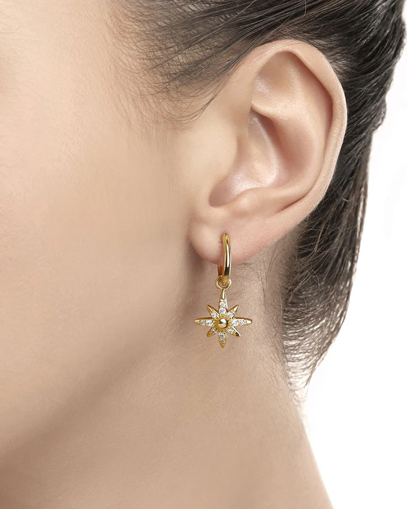 Newbridge Silverware Star Earrings