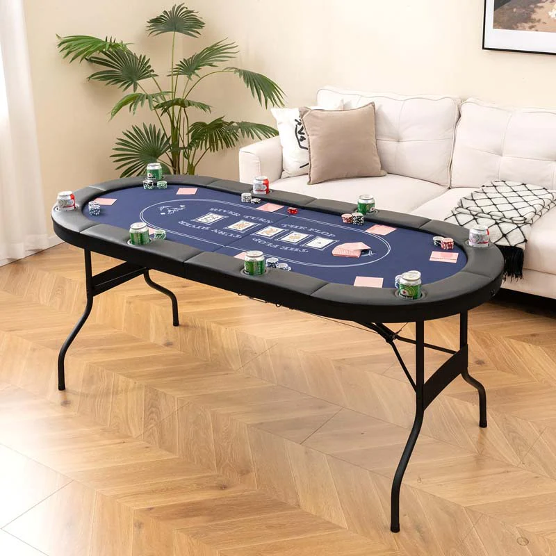 8-Player Foldable Poker Table, 72