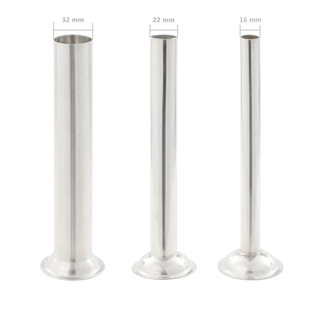 Insaccatrice Manuale Argento 3 L in Acciaio Inossidabile