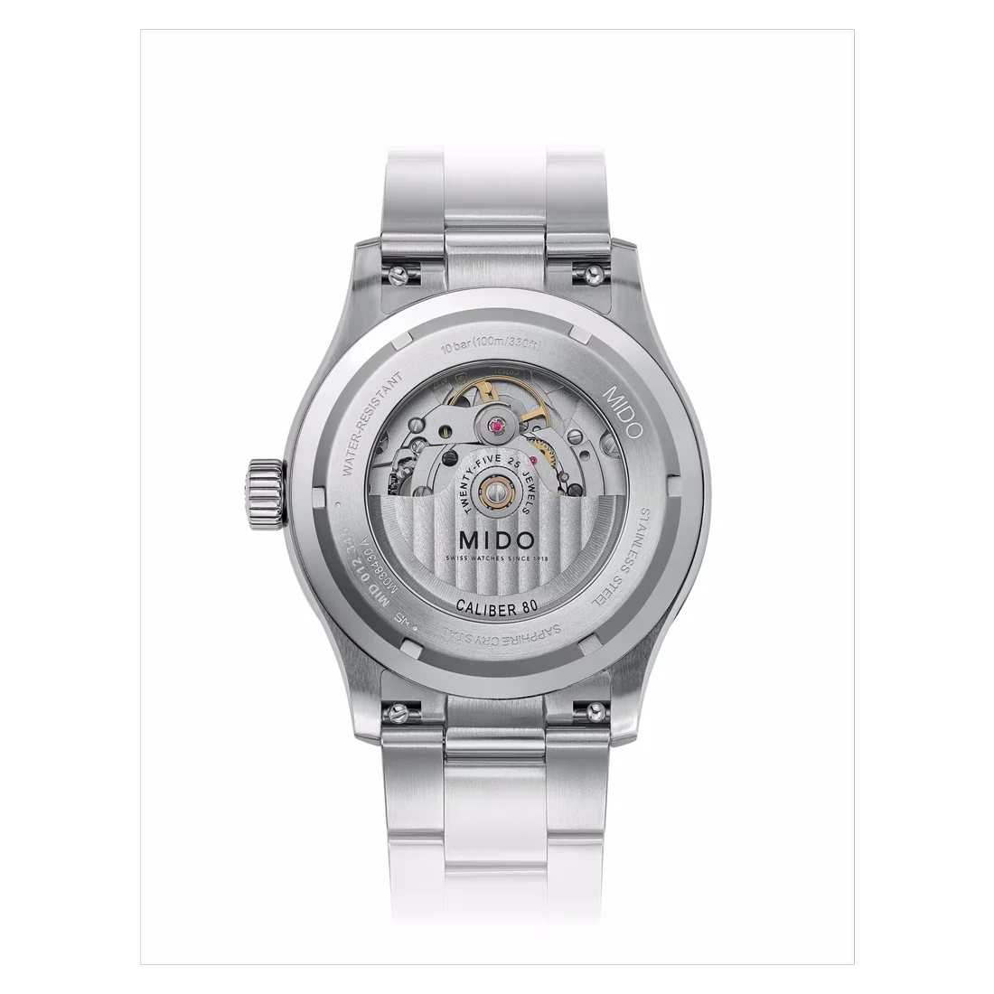 Orologio Mido Multifort M quadrante silver bracciale acciaio