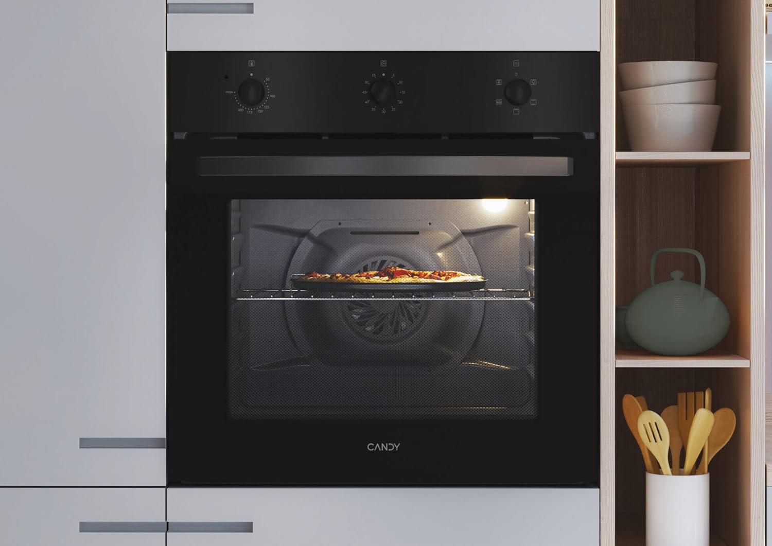 Forno Elettrico da Incasso Ventilato Multifunzione con Grill 65 Litri 60 cm Classe A colore Nero - FIDC N502IT Idea