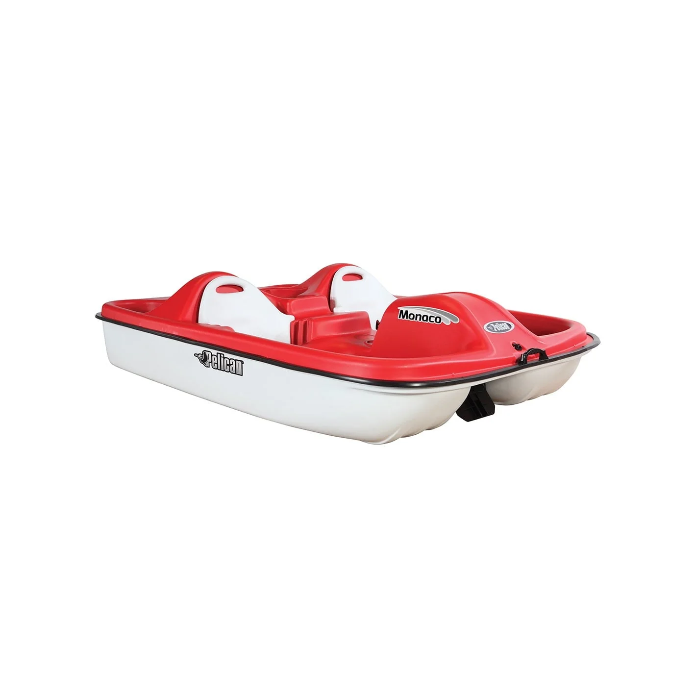 Pelican Sport - PEDAL BOAT MONACO - Adjustable 5 Seat Pedal Boat, Red/White