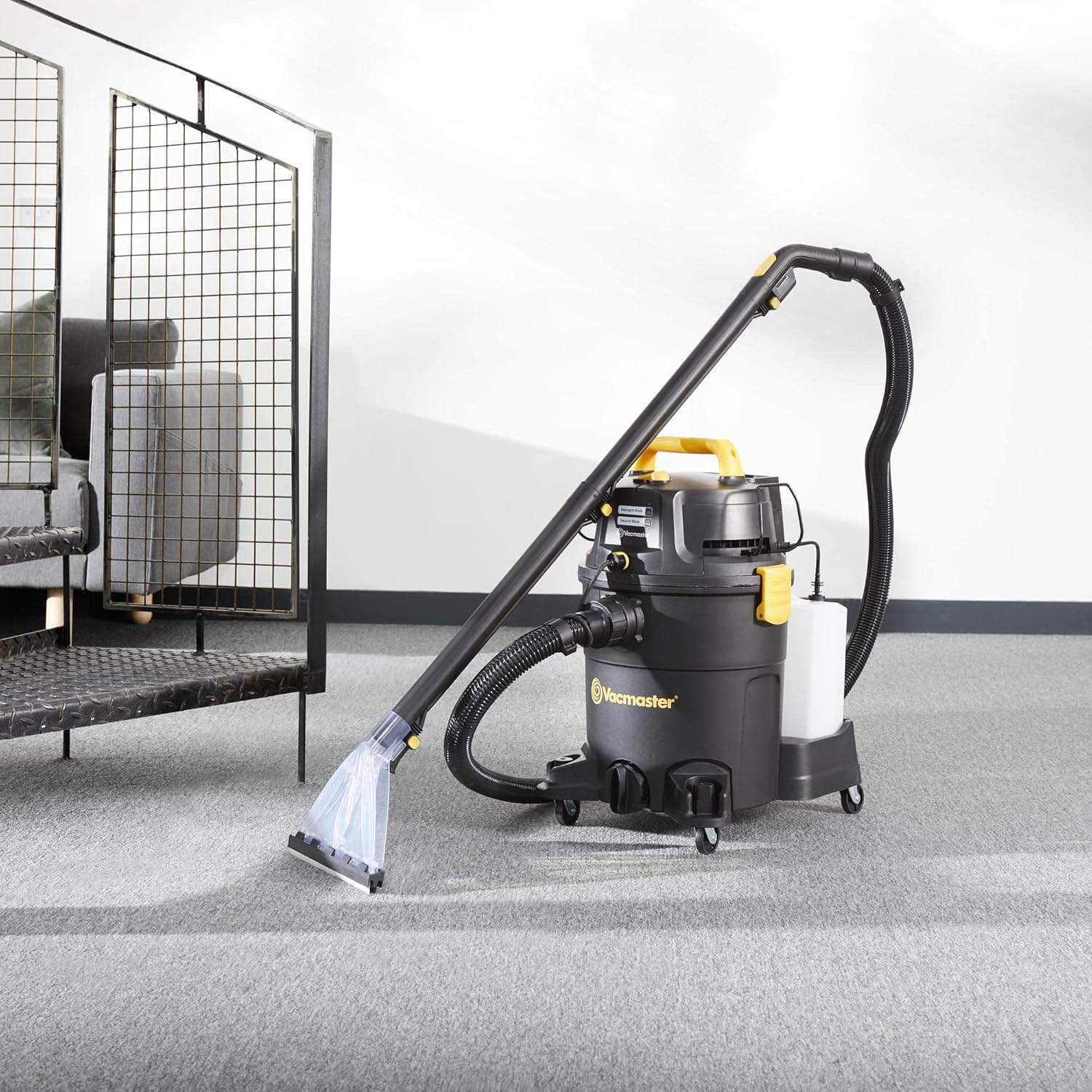 Vacmaster VK1323PFR 1300W 23L 3-in-1 Aspirapolvere Aspira, Lava & Asciuga, Pulisce Pavimenti & Tappeti,Aspirapolvere a bidone e a traino