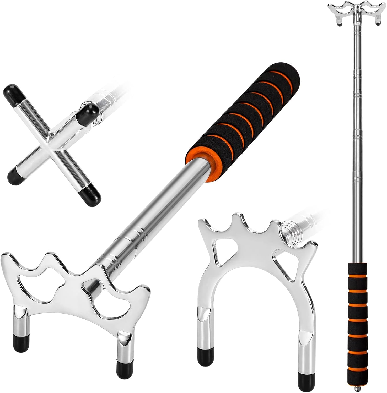 Newellsail Stecca da biliardo retrattile da biliardo, con 3 pezzi, in ottone rimovibile, per ponti, testa del ponte, accessorio per tavolo da biliardo, snooker, gioco, competizione