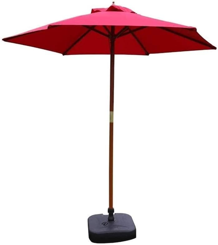 210 cm freitragender Sonnenschirm zum Aufhängen mit Kurbel für den UV-Schutz im Freien, im Garten und auf der Terrasse good
