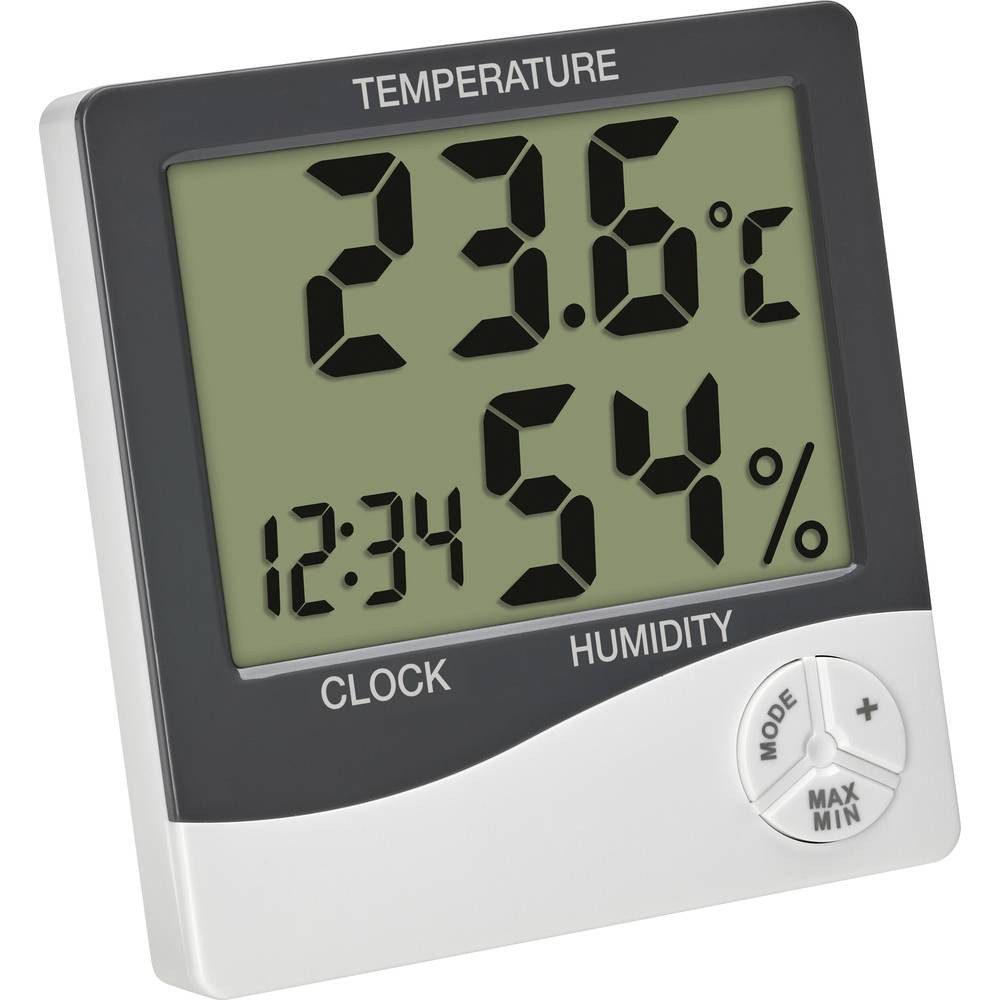 Wetterstation Digitales Thermo-Hygrometer zur Luftfeuchtigkeitsmessung in 30.5058.02