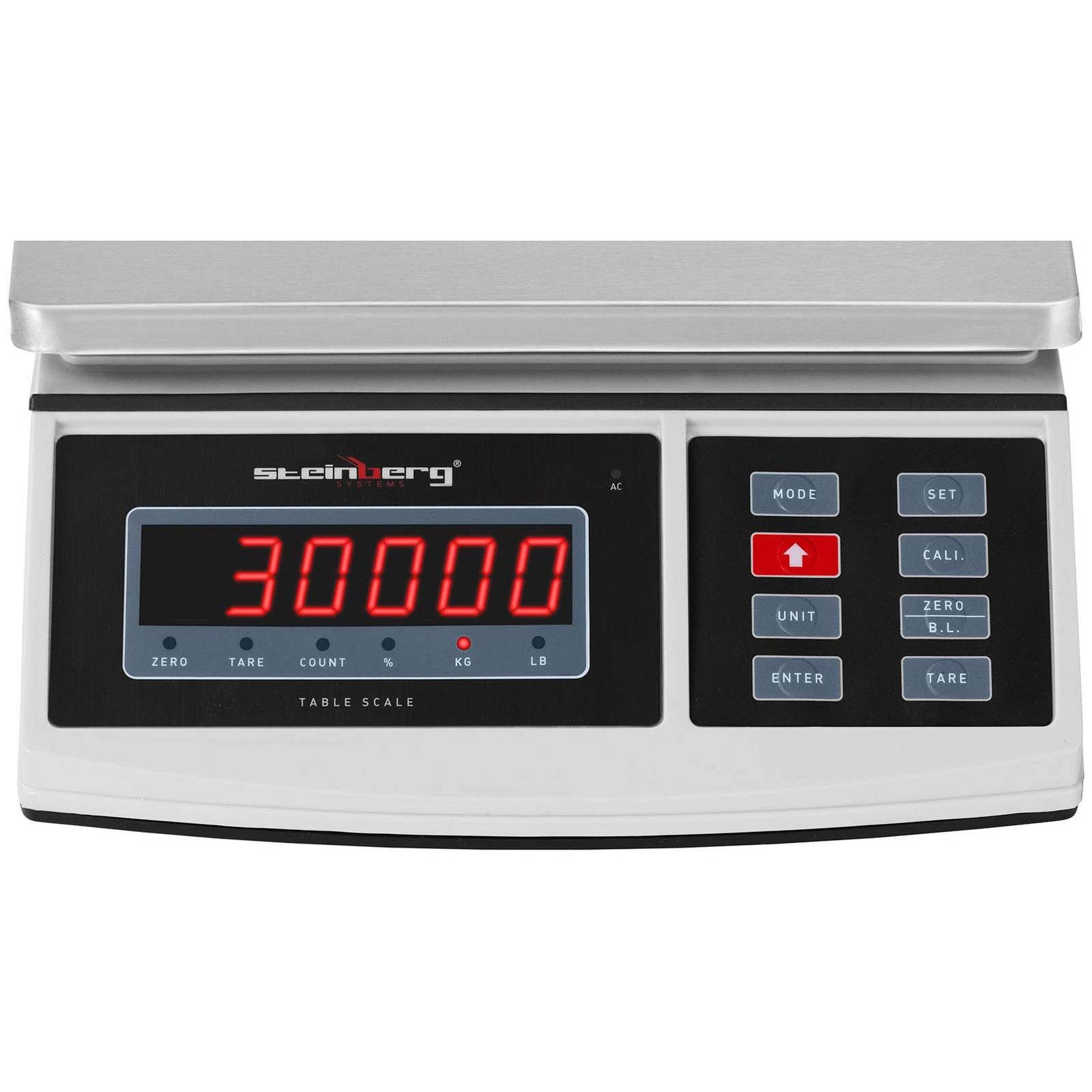 Feinwaage Tischwaage Präzisionswaage Küchenwaage Digital Akku LED 30 kg / 1 g