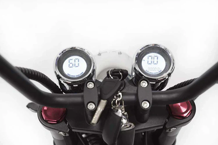 Mangosteen M1P Elektrische Chopper in matgroen �C 2000W borstelloze motor, 60 km/u topsnelheid