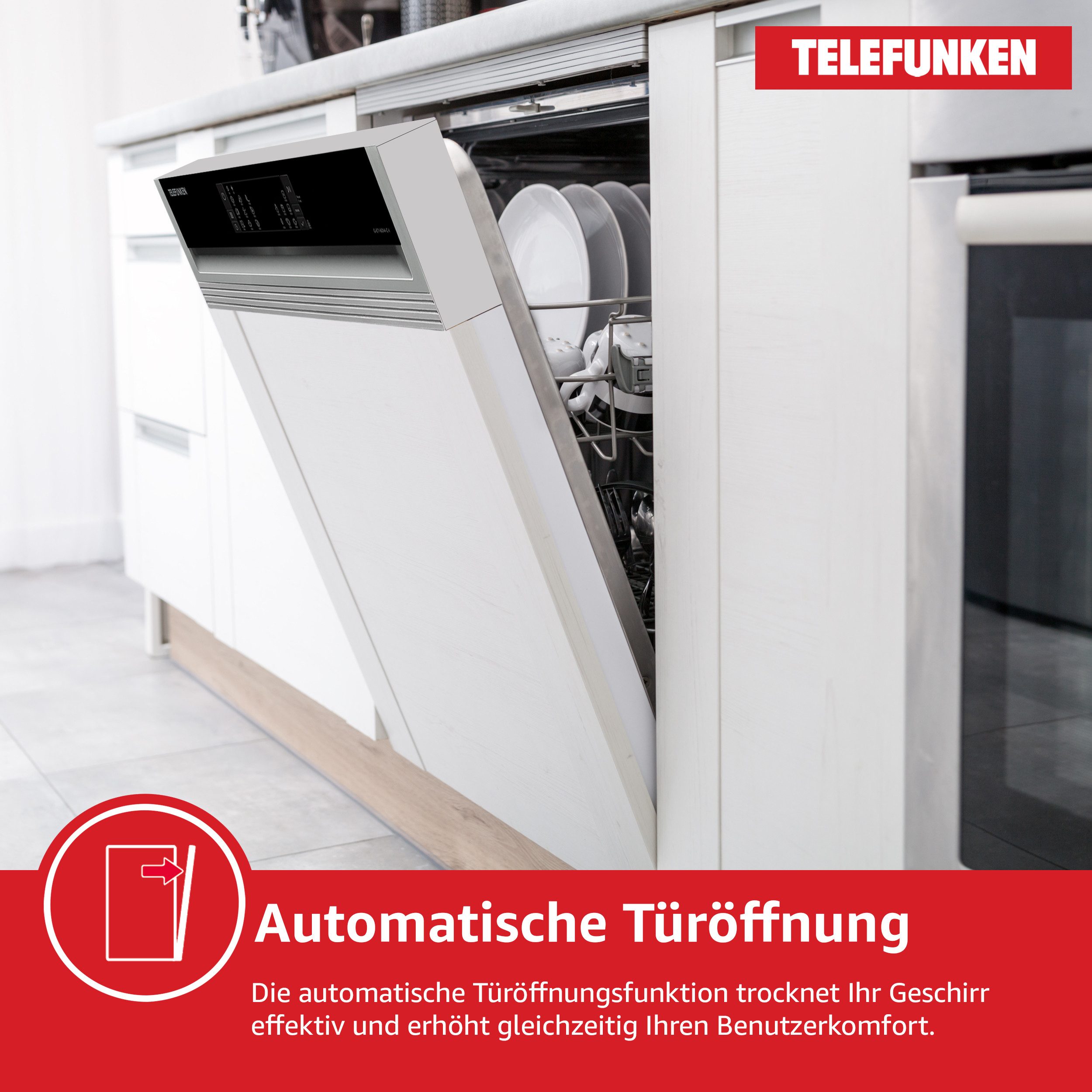 teilintegrierbarer Geschirrspüler G-ET-6014-C-I