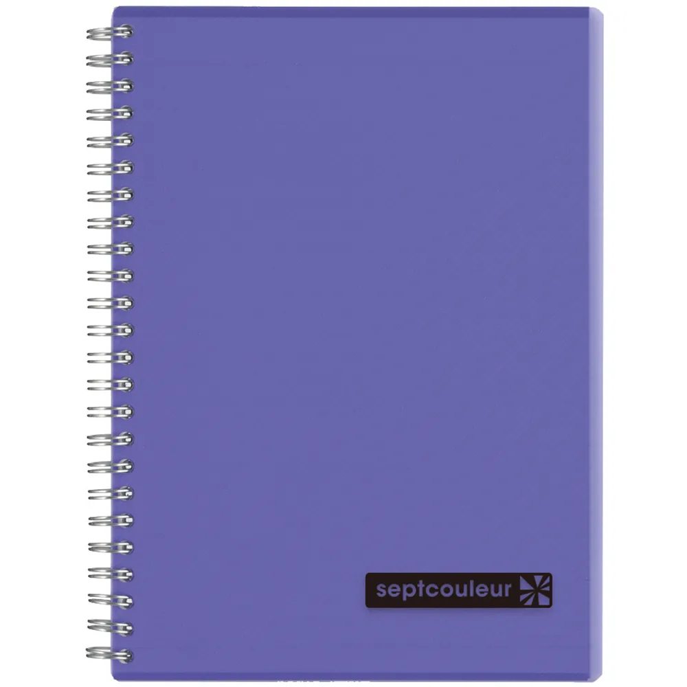 Maruman Septcouleur Notebook - A5 - Lined - Purple