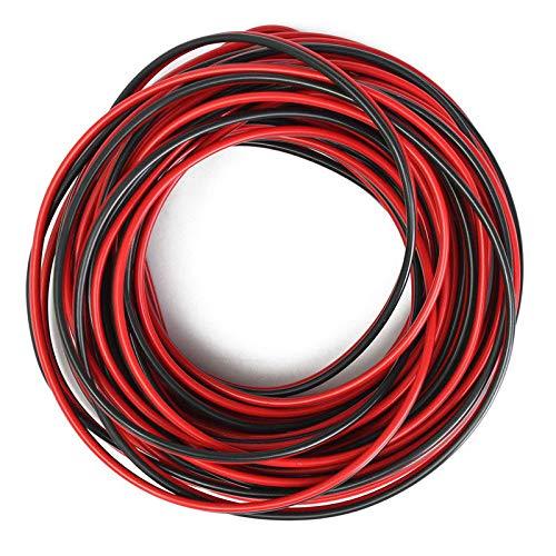 Red & Black 75ft Boat and Trailer Light Cable with Crimp Nuts