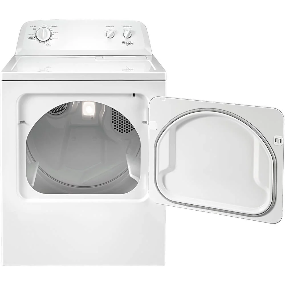 Asciugatrice elettrica Whirlpool WED4616FW, bianca, 7,0 piedi cubi - MadeInUSA