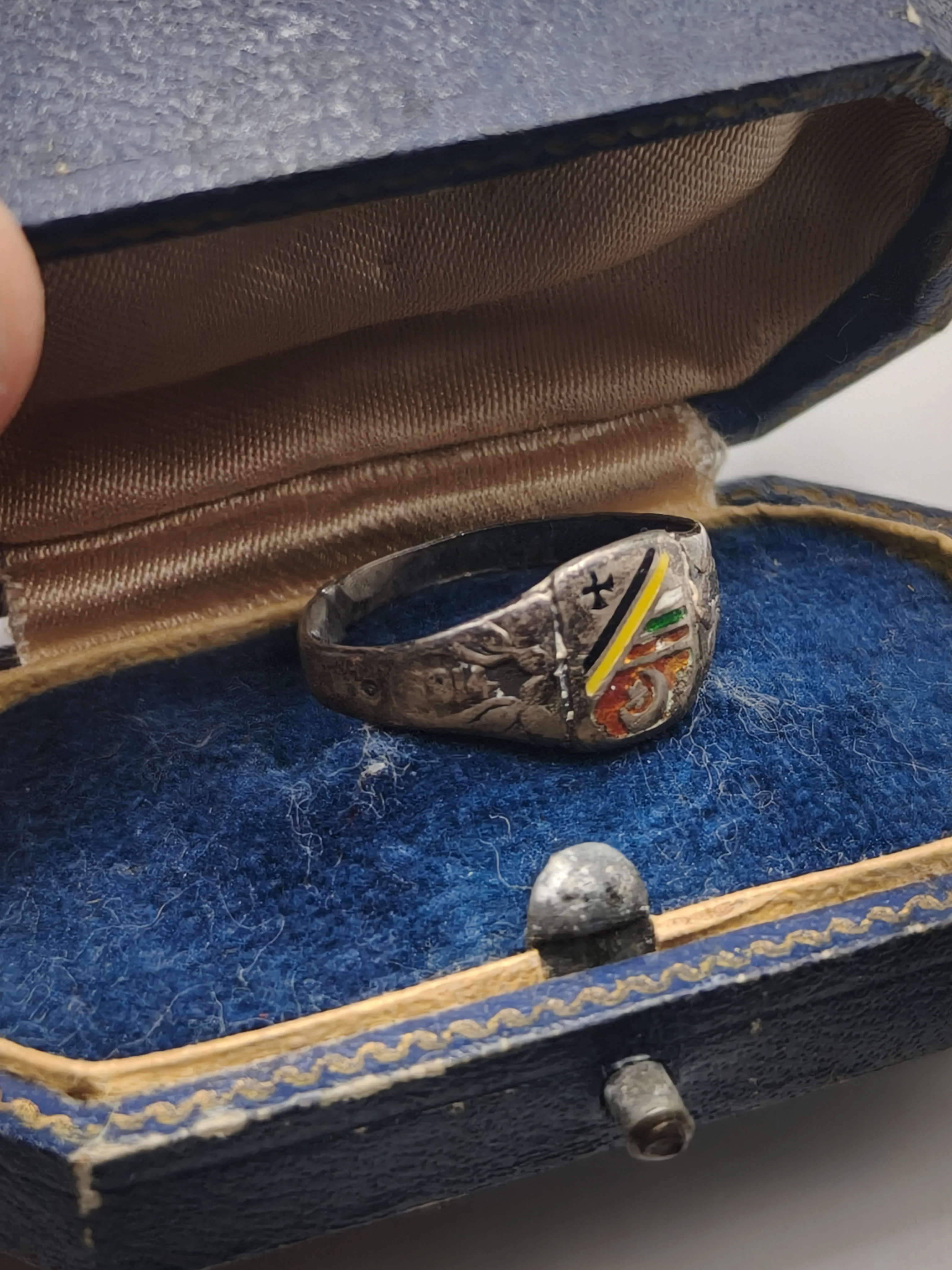 Anillo Plata Imperio Otomano, Italia y Alemania. IWW