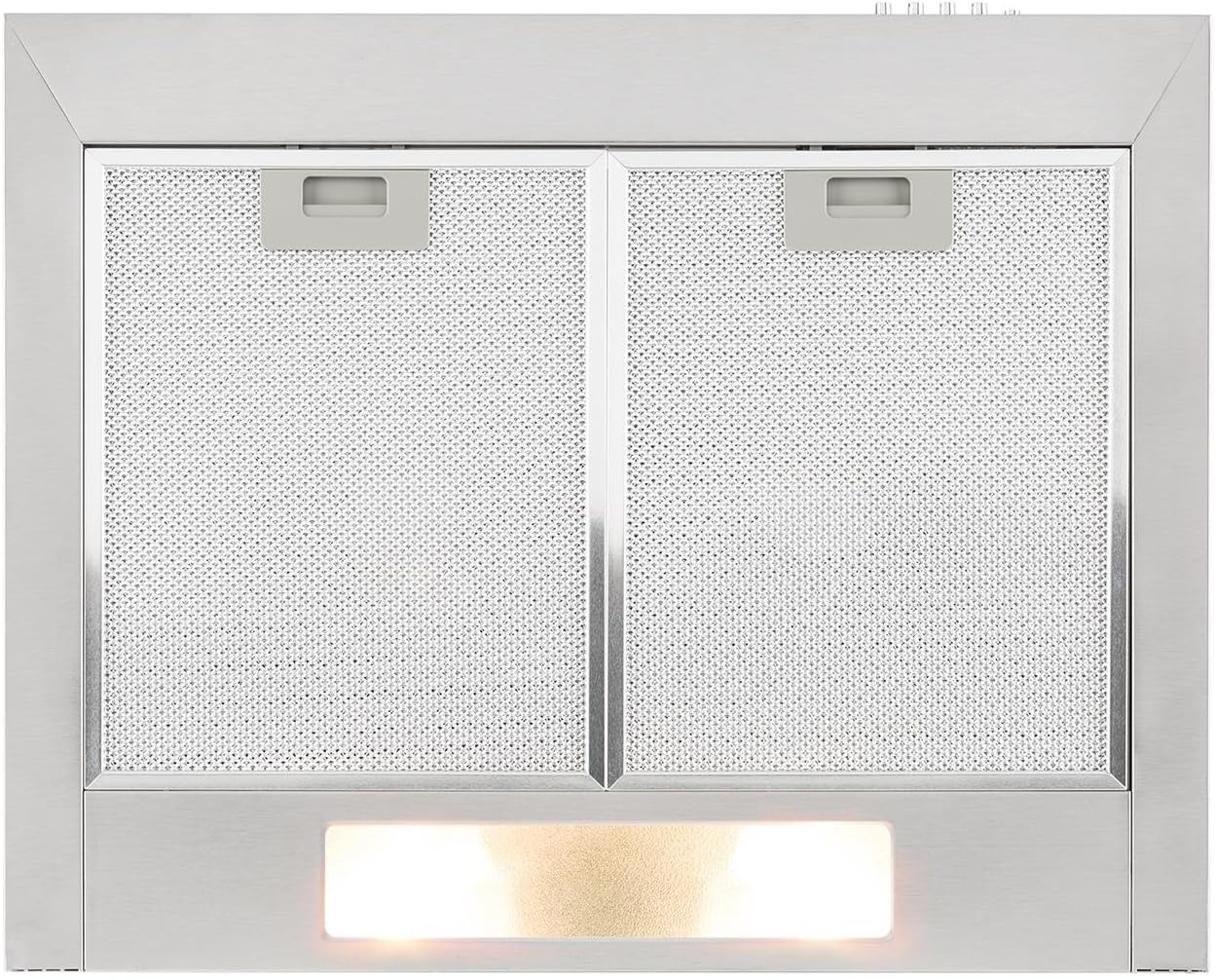 Klarstein TR6WS - Cappa Aspirante in acciaio inox, 6cm, potenza di aspirazione pari a 31m³/h, 3 livelli di potenza, modalità ricircolo disponibile, argento