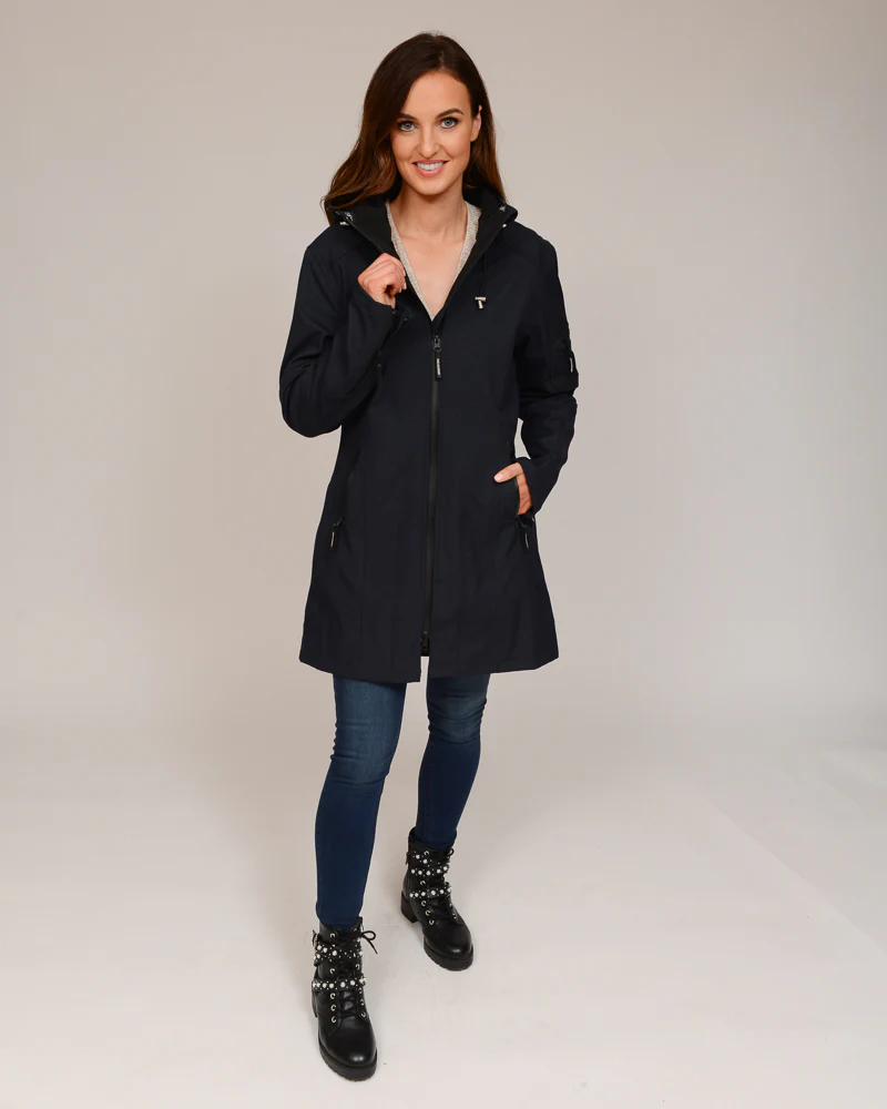 Ilse Jacobsen Rain7 Softshell Raincoat , Indigo