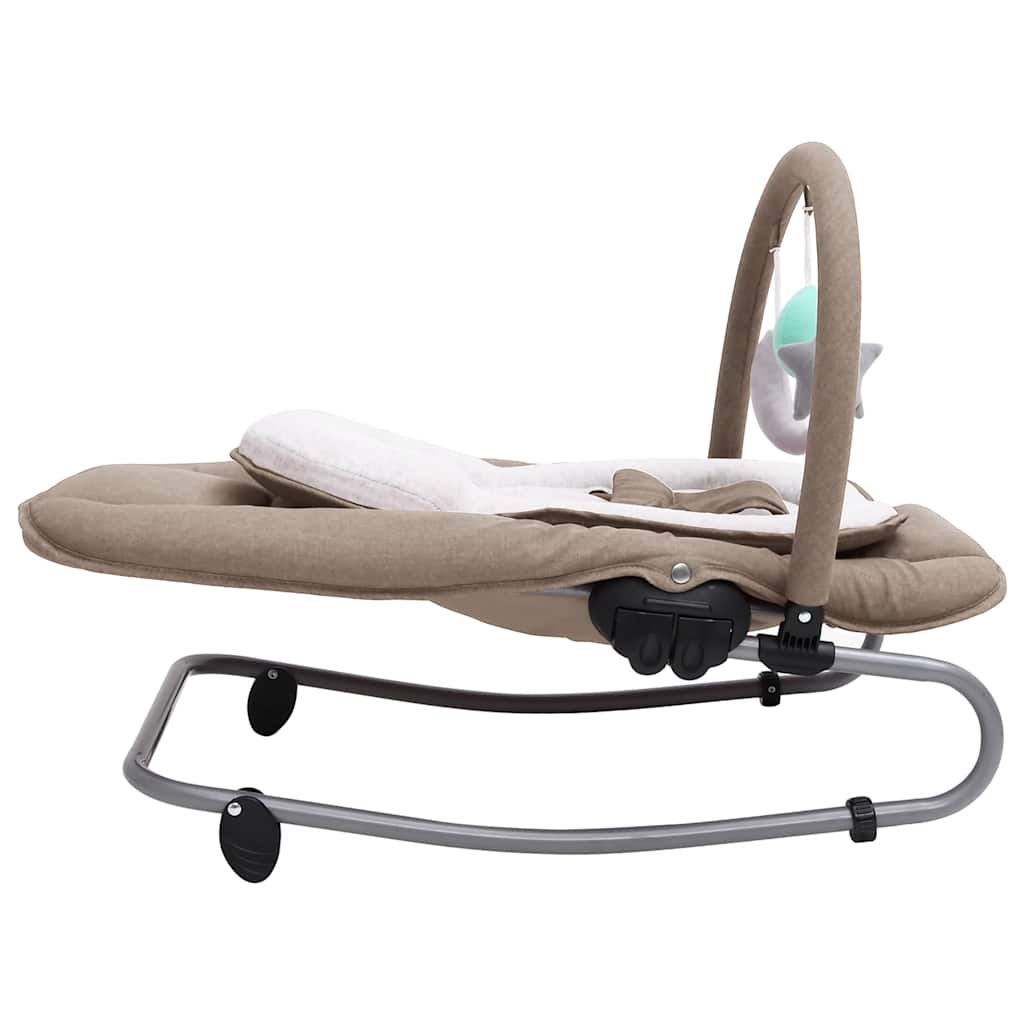 Sdraietta per Neonato in Acciaio – Colore Grigio Talpa, Struttura Robusta, Cintura di Sicurezza – Modello 10255