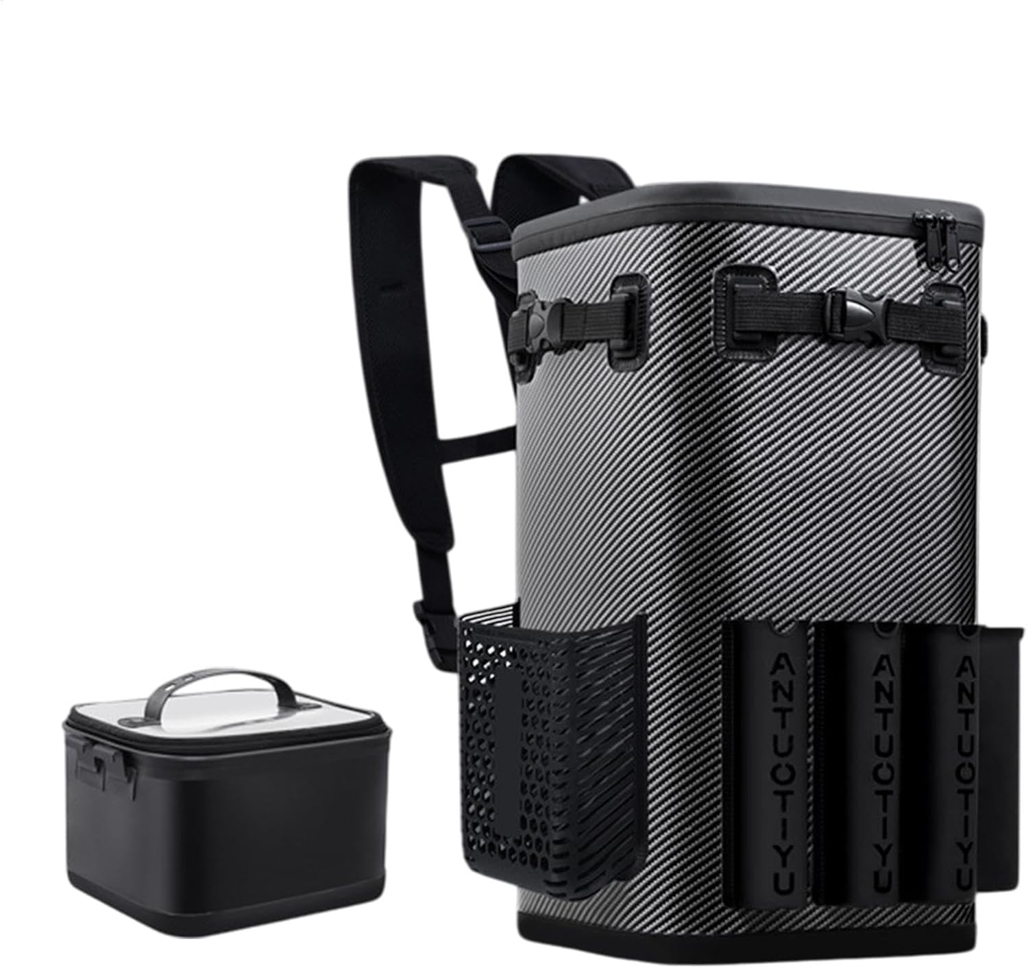 Angelrucksack, Angelrucksack mit Rutenhalter, Wasserdichter Angelrucksack mit Rutenhalter 49L Tackle Bag, Angelrucksack-Ausrüstung, multifunktionaler Rucksack für Männer, Frauen