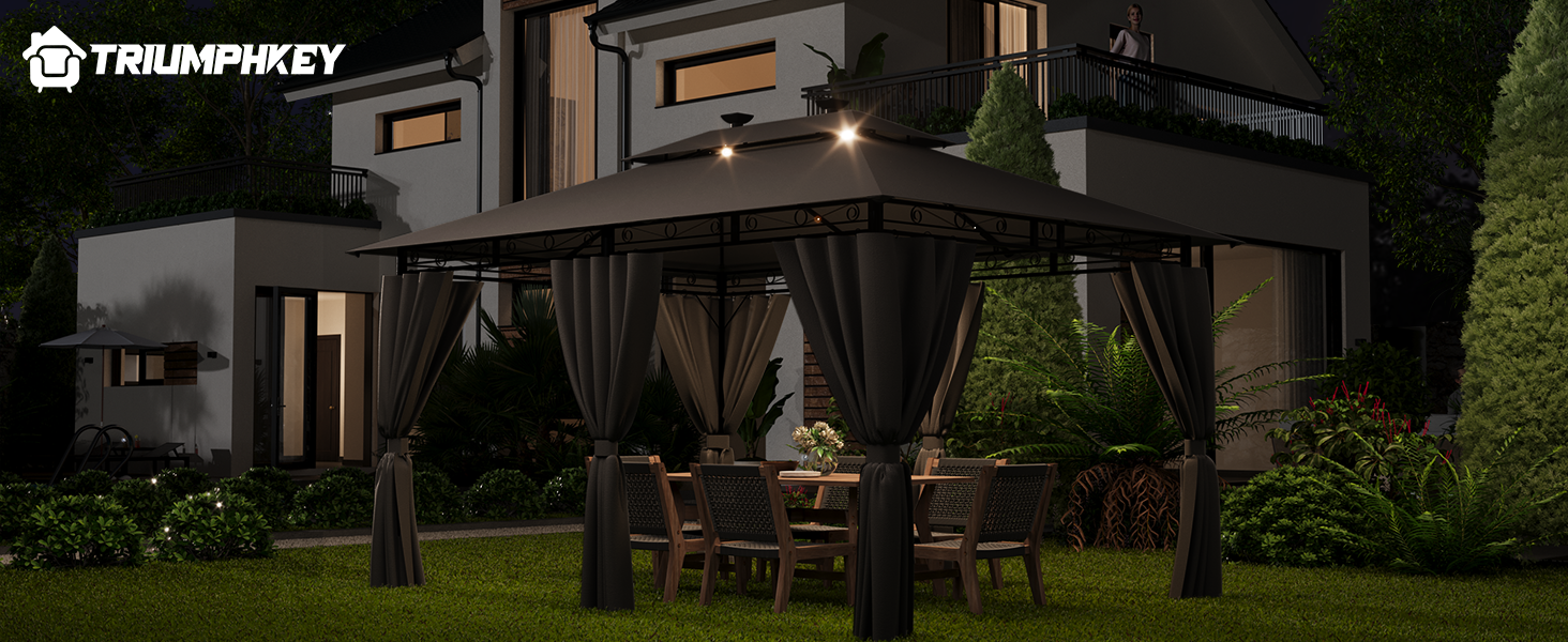 gazebo esterno resistente