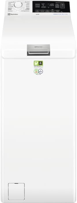 Electrolux 700 Lavatrice a Carica Dall'alto, 7 kg, EW7T337A, Classe A, Tecnologia SteamCare e Tecnologia SensiCare, Display LED con Touch Control, Giri 1251, 600x400x890 mm, Bianco