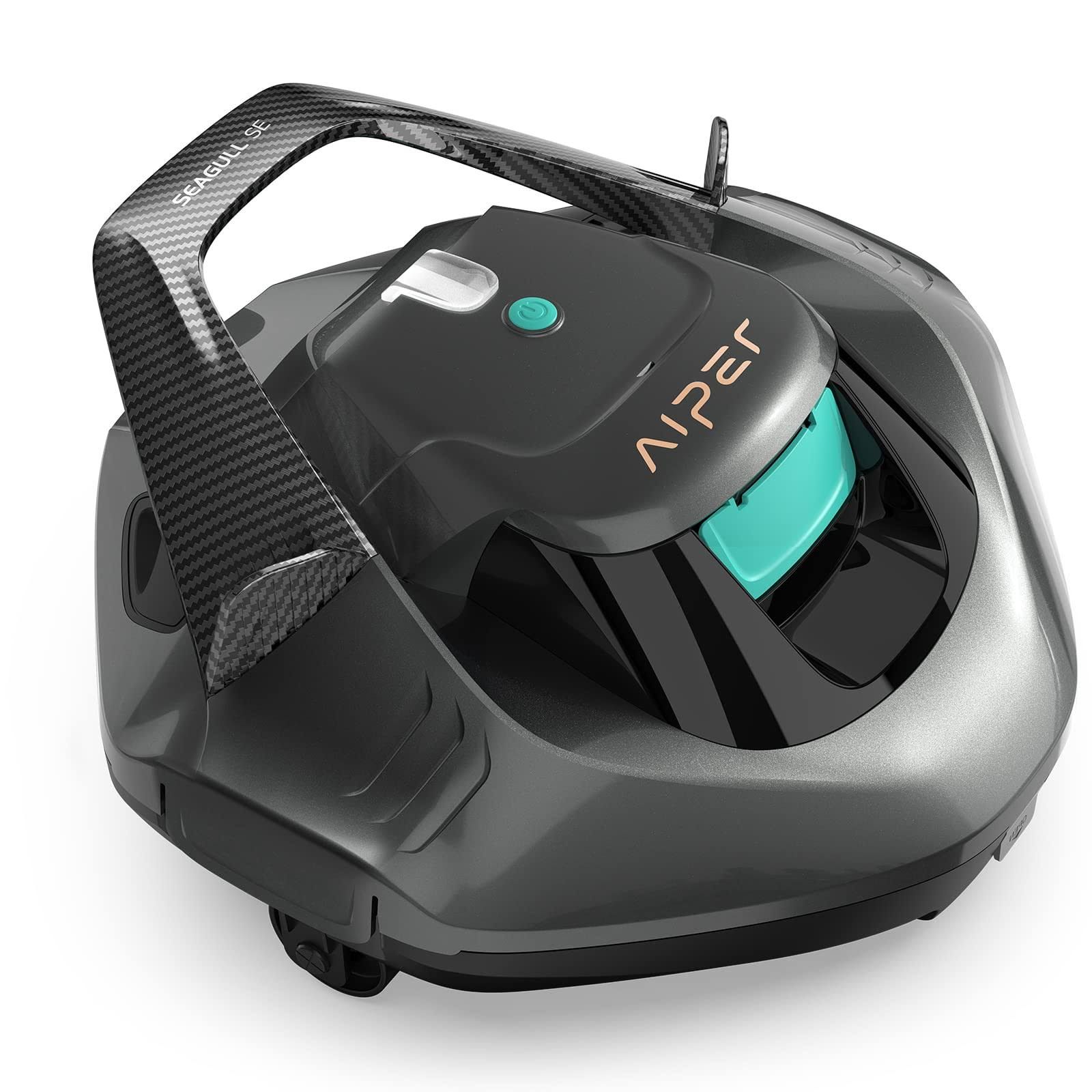 Seagull SE Robot de Piscine aspirateur pour Piscine Dure 90 Minutes