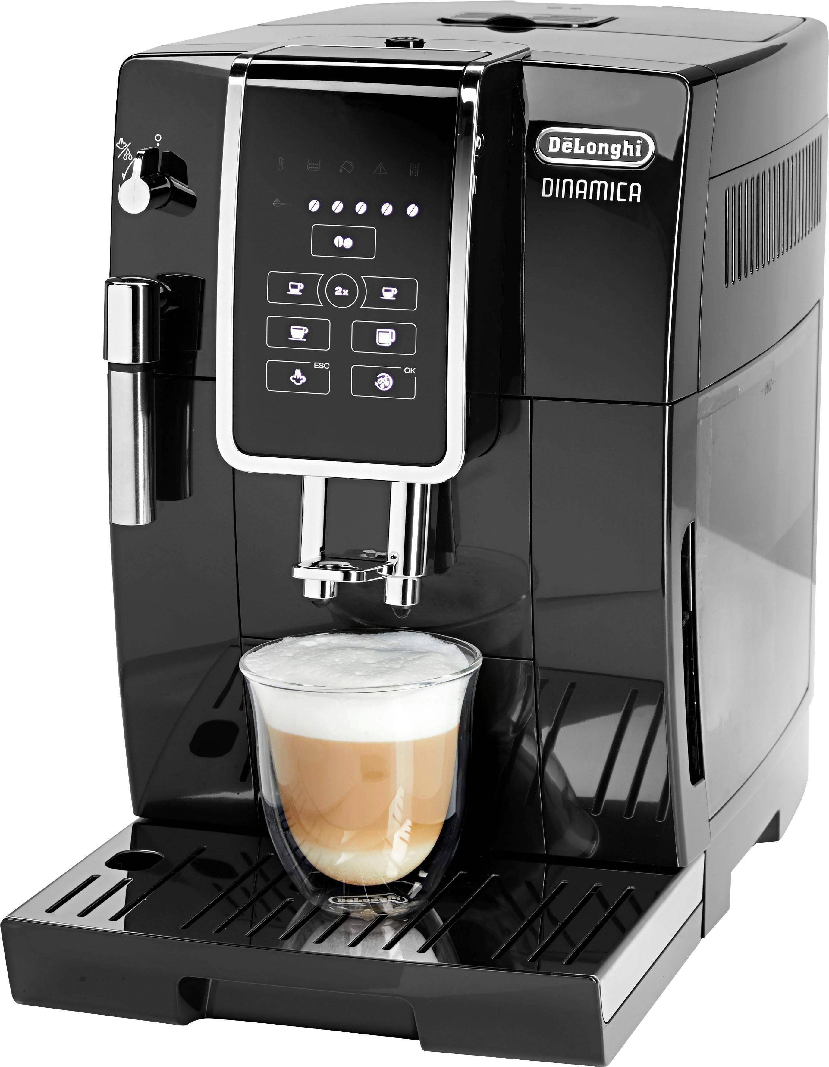 Kaffeevollautomat Dinamica ECAM358.15.B - Long Coffee Funktion für Filterkaffee, schwarz