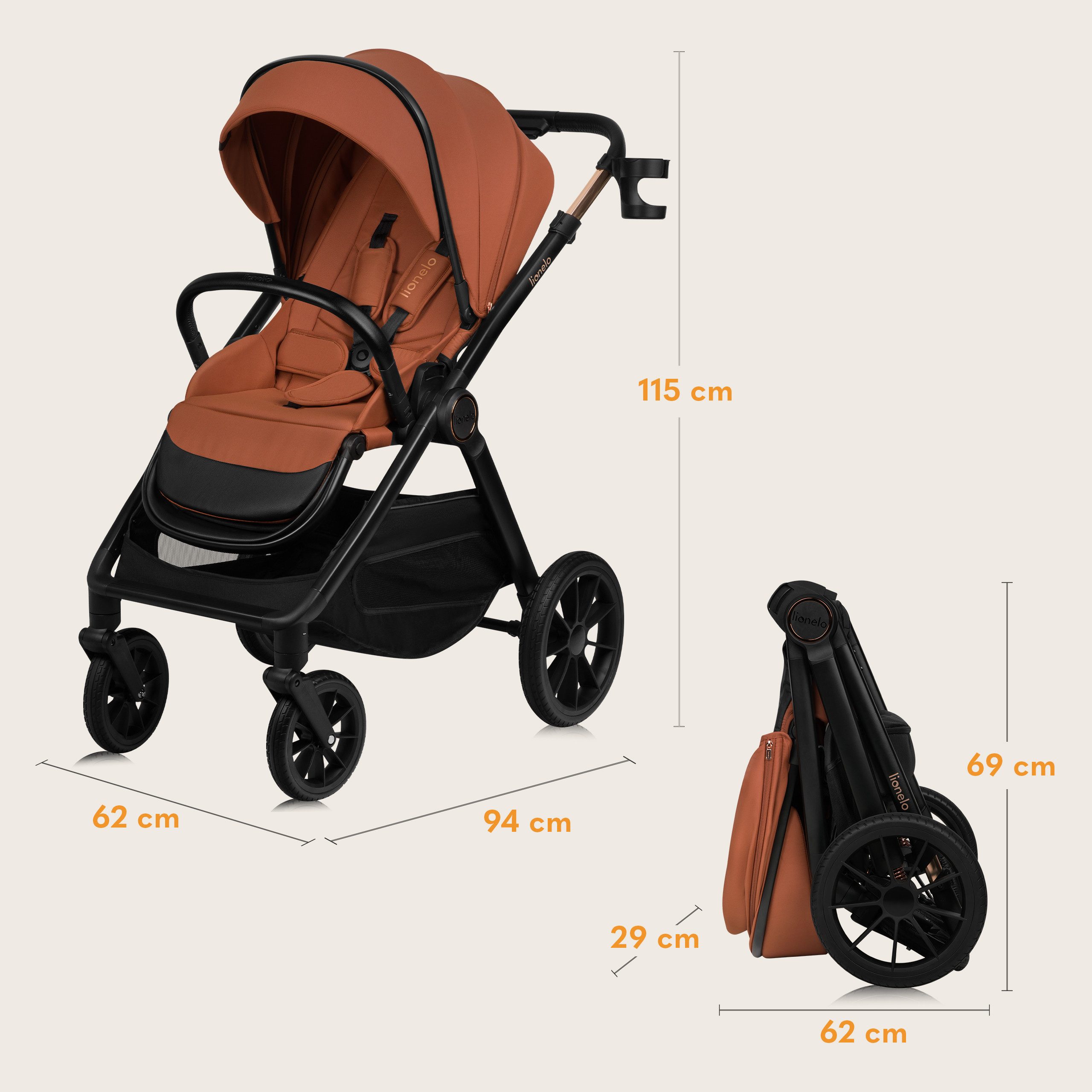 Kombi-Kinderwagen LAYLA 2IN1