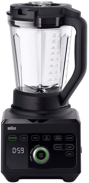 Standmixer PowerBlend 9 JB 9040 BK - 1600W, Hochleistungsmixer, 18 Programme, 3 L